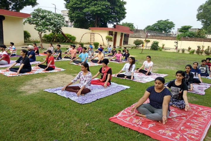 Guru Angad Dev Public School-Yoga Day