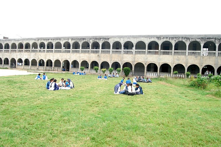 Guru Nanak Dev Public School-Campus-View with playground
