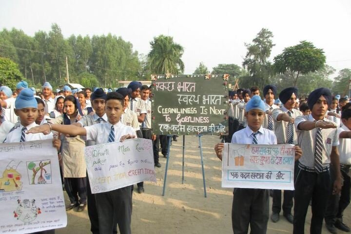 Guru Nanak Mission Public School-Swachh Bharath Campaign