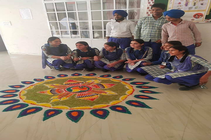 Guru Sagar Public School-Rangoli Event