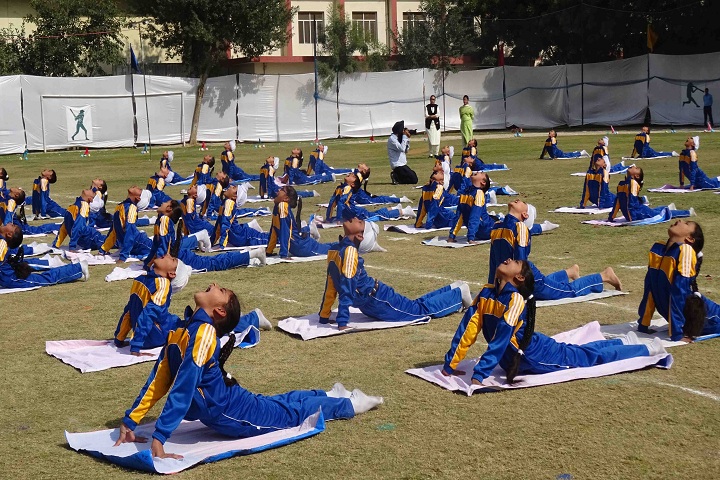Gurunanak International Public School-Yoga Activity