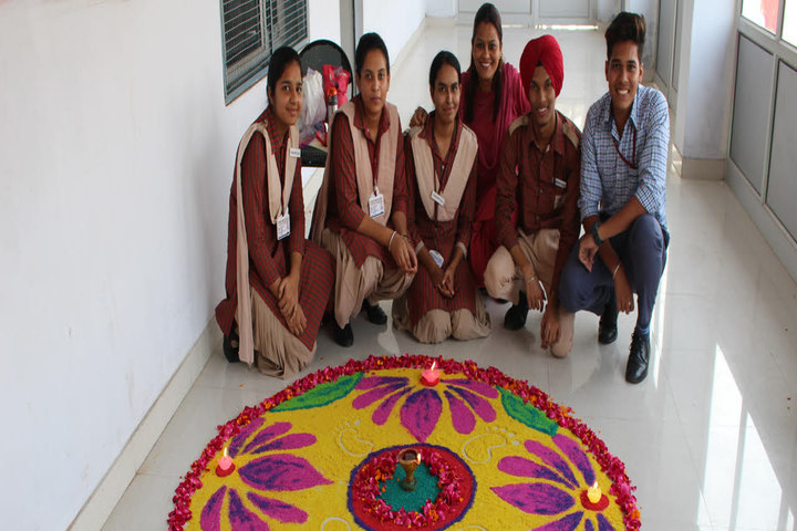 Indus Public School-Rangoli Event