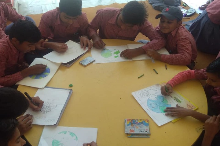 J N International School-Poster Making Competition