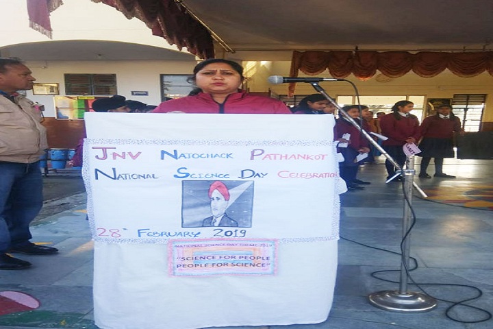 Jawahar Navodaya Vidyalaya-Natinol Science Day Celebrations