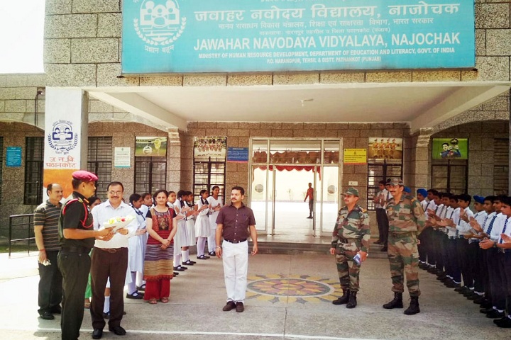 Jawahar Navodaya Vidyalaya-Welcoming Guest