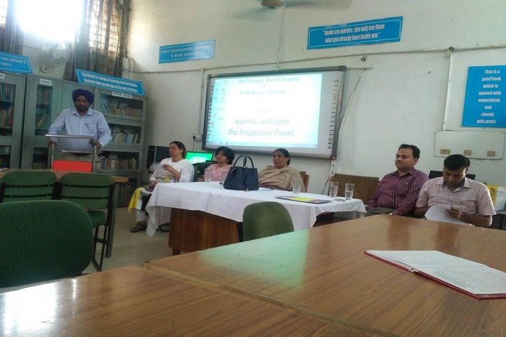 Kendriya Vidyalaya-Annual Inspection