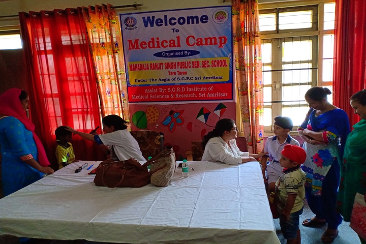 Maharaja Ranjit Singh Public Senior Secondary School-Medical Camp