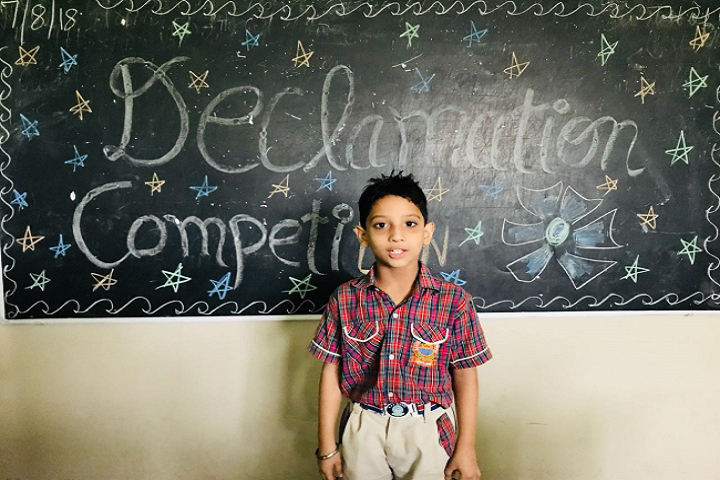 Malvi Devi Dayanand model School-Declamation competition