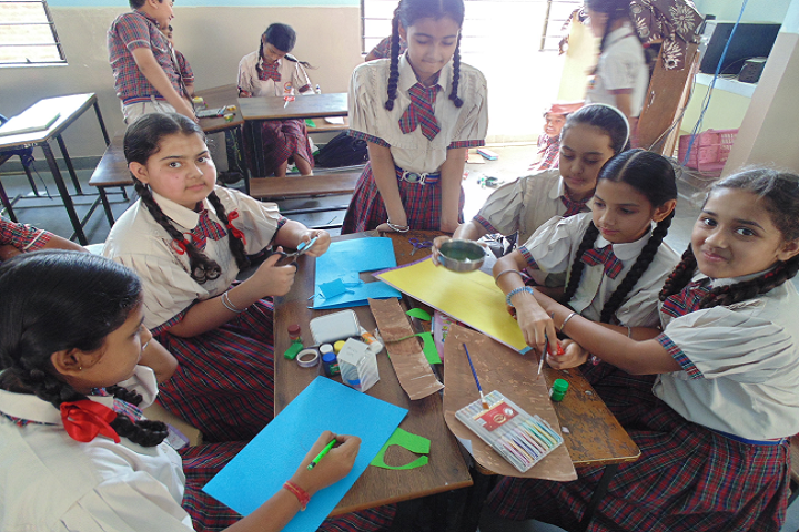 Malvi Devi Dayanand model School-Students Project