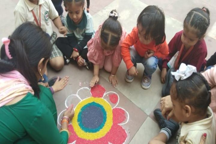 Manav Sehyog School-Rangoli