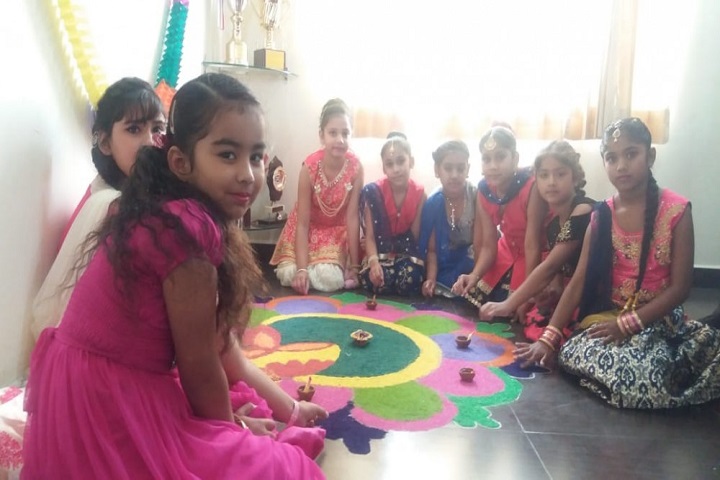 Merry Land International Public School-Rangoli
