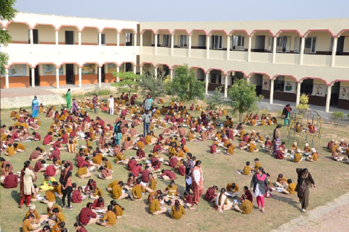 Modern Secular Public School-Campus-View with playground