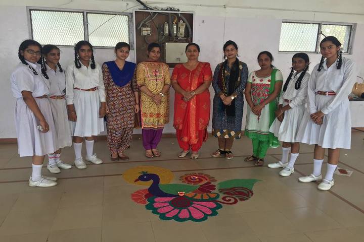Modern Secular Public School-Rangoli