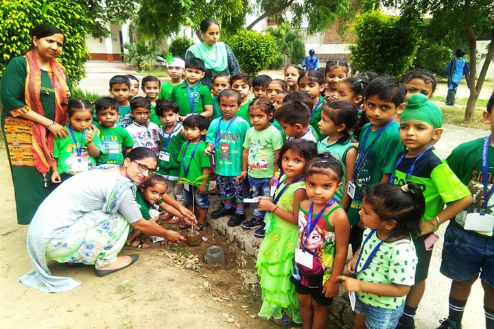 Police Public School-Tree Plantation