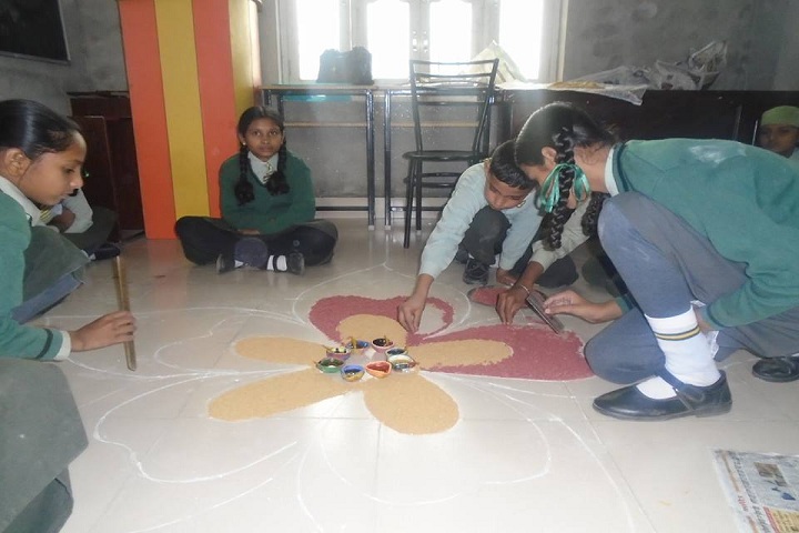 Punjab Convent School-Rangoli