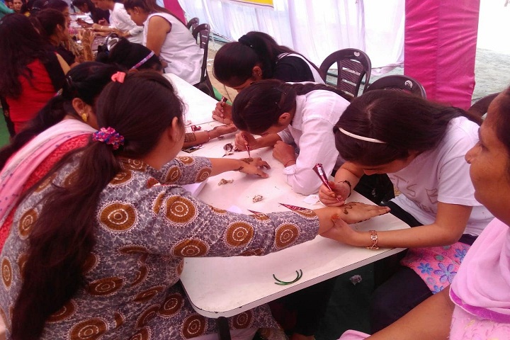 R K S Senior Secondary Public School-Rangoli competition