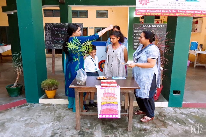 S D Model Senior Secondary School-Birthday Celebrations