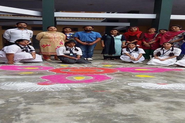 S D Model Senior Secondary School-Rangoli