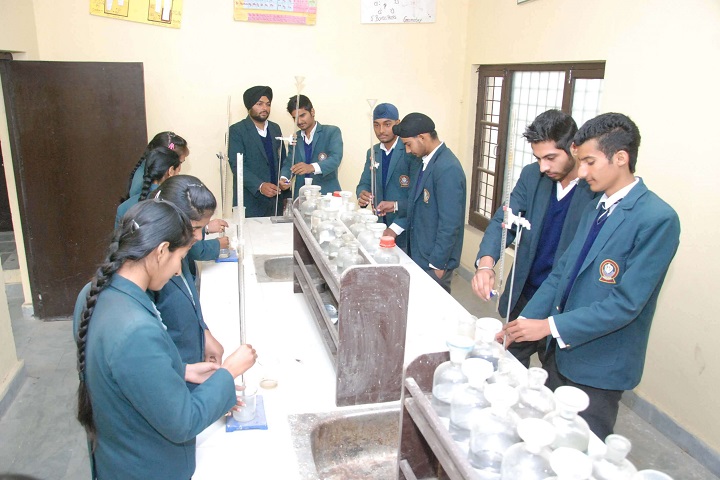 S S Bajwa Memorial Public School-Chemistry Lab