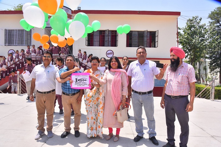 SVJC DAV Public School-Vote Awareness Program