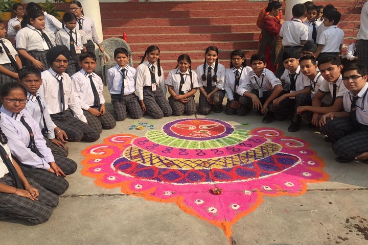 Saint Bir Santosh Public School-Others rangoli