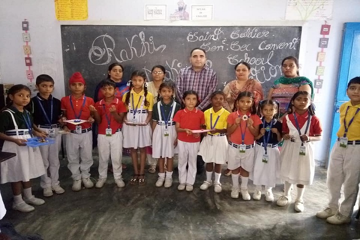 Saint Soldier Convent School-Rakhi Making Compitition