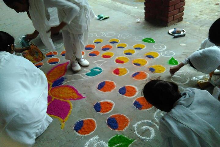 Satguru Partap Singh Academy-Rangoli