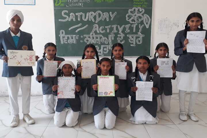 S B S Public School-Classroom Activity