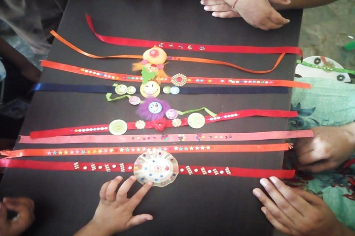 Shri Guru Nanak Dev Public School-Rakhi Making Competition