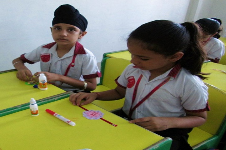 Singhal Stars School-Rakhi Making