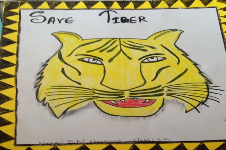 Social Convent International School-Tiger Day