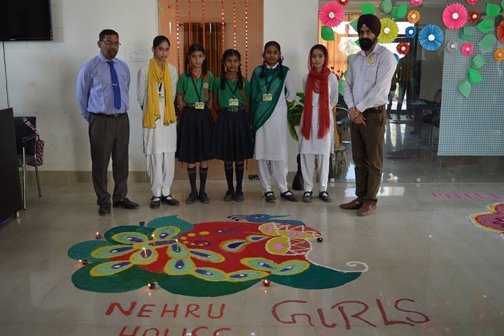 Sukhjinder Memorial Public School-Rangoli Competition