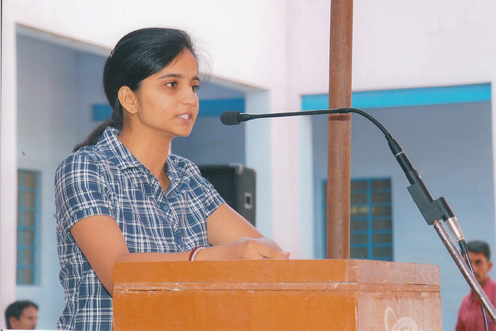 Adrash Vidya Mandir Mandawa-Speech
