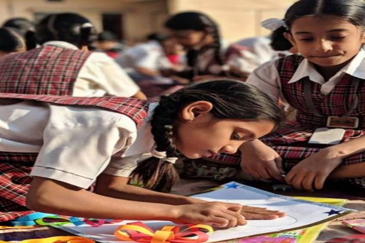 Alok Senior Secondary School-Collage Making Competetion