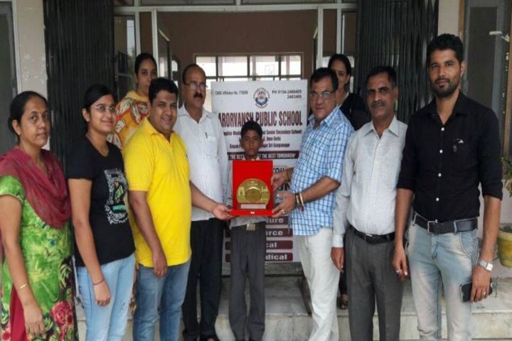Arorvansh Public School-1st Position in All India Skating Competetion