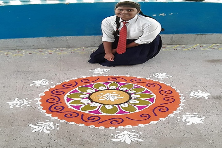 BSF Senior Secondary School-Events rangoli