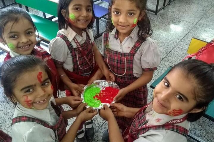 Chambal Fertilisers Dav Public School-Holi Celebrations