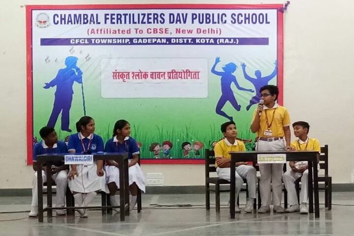Chambal Fertilisers Dav Public School-Quizz