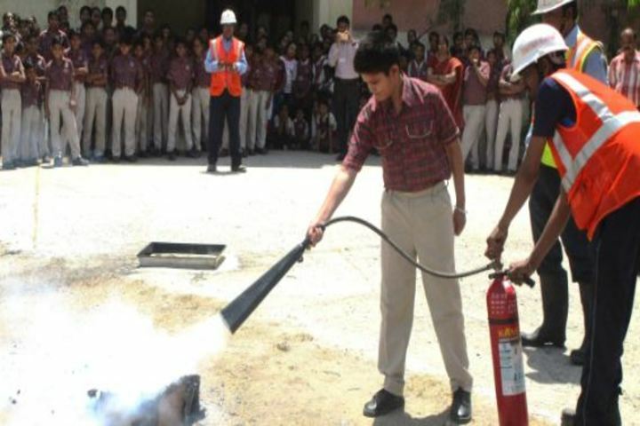 DAV Kalisindh Thermal Public School-Fire Safety Work shop