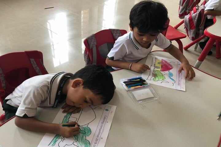 Delhi Public School-Colouring Competetion