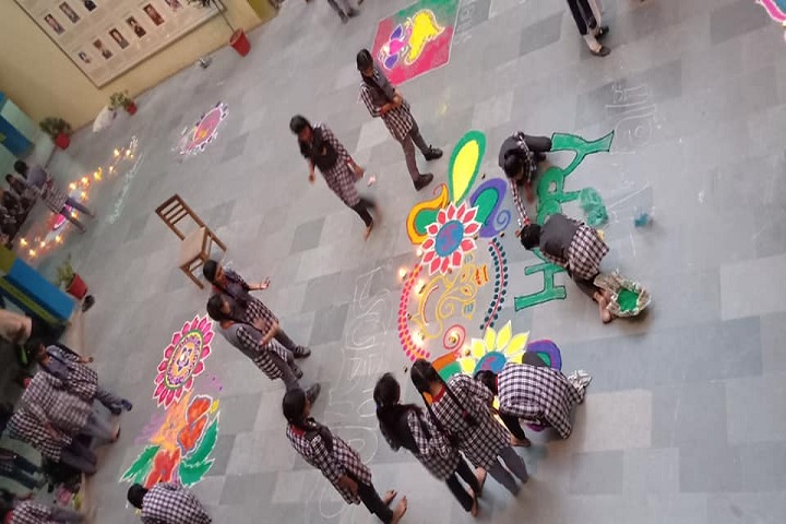 Kendriya Vidyalaya-Rangoli Competition