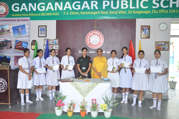 Ganganagar Public School-Prize distribution