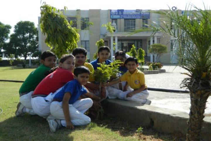 J D International School-Tree Plantation