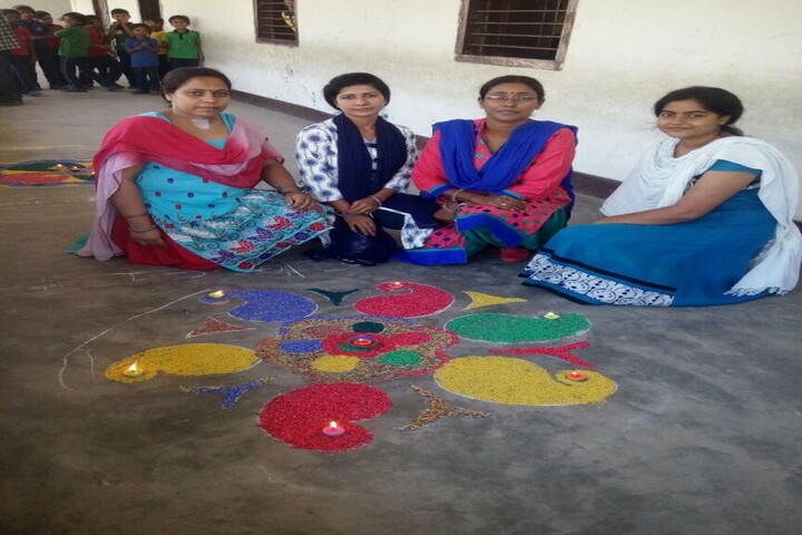 Kendriya Vidyalaya-Rangoli Competition