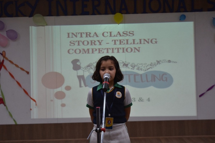 Lucky International School-Story telling competition