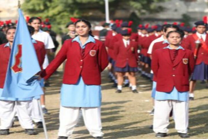 M G D Girls School-March Past
