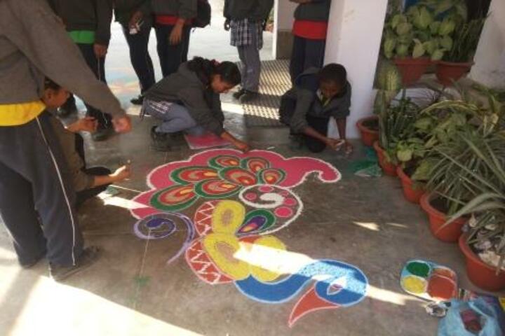Kendriya Vidyalaya No 2- Rangoli competition
