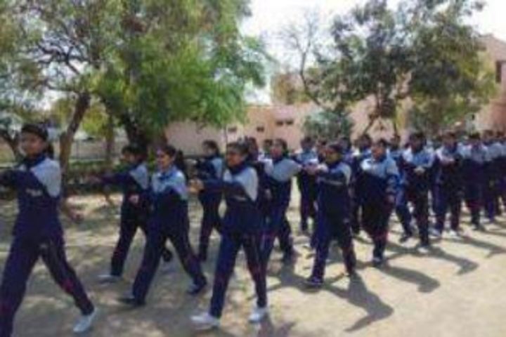 Mahila Ashram Public School-March Past