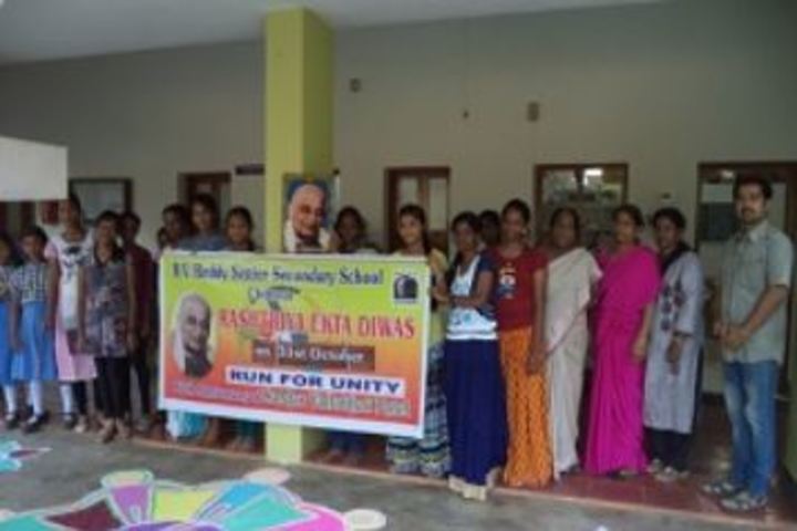 B V Reddy Senior Secondary School-Rangoli