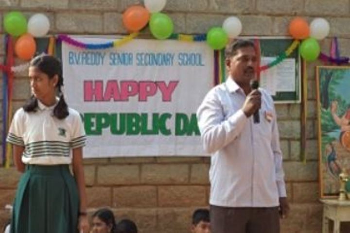 B V Reddy Senior Secondary School-Republic Speech